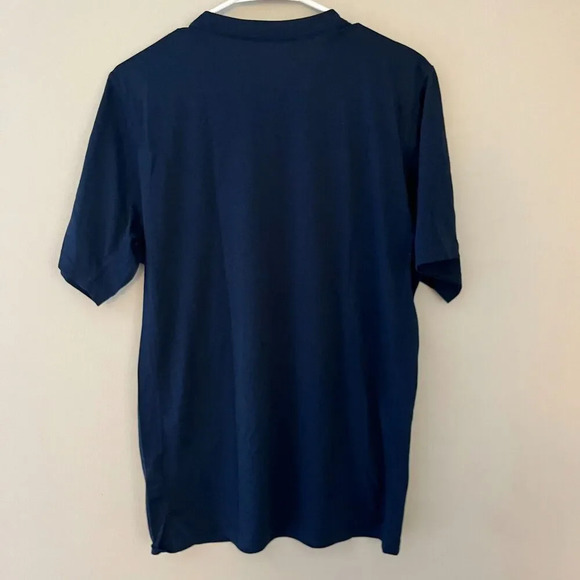 Nike Dri Fit Mens Blue T Shirt Small Atlanta Braves Baseball Short Sleeve MLB - Picture 3 of 6